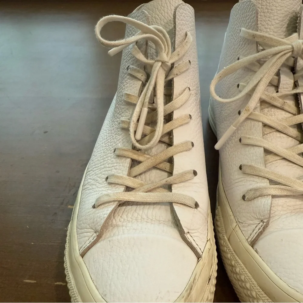 Converse Prime High Top Leather Sneaker White Womens 7 , Men’s 5